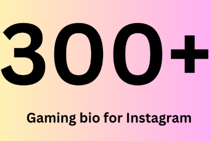 Gaming bio for Instagram