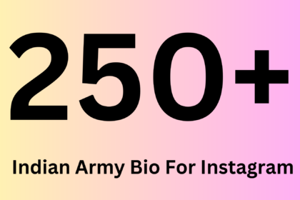 Indian army bio for Instagram