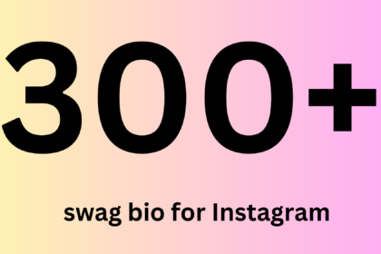 swag bio for Instagram