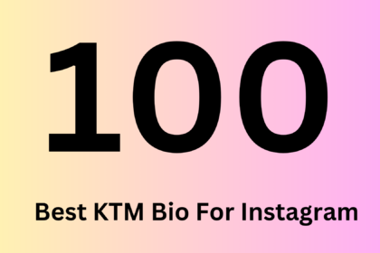 KTM Bio For Instagram